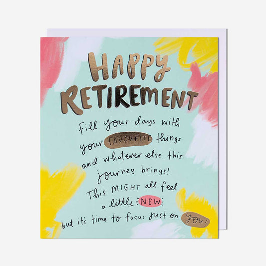All Your Favourite Things Retirement Card