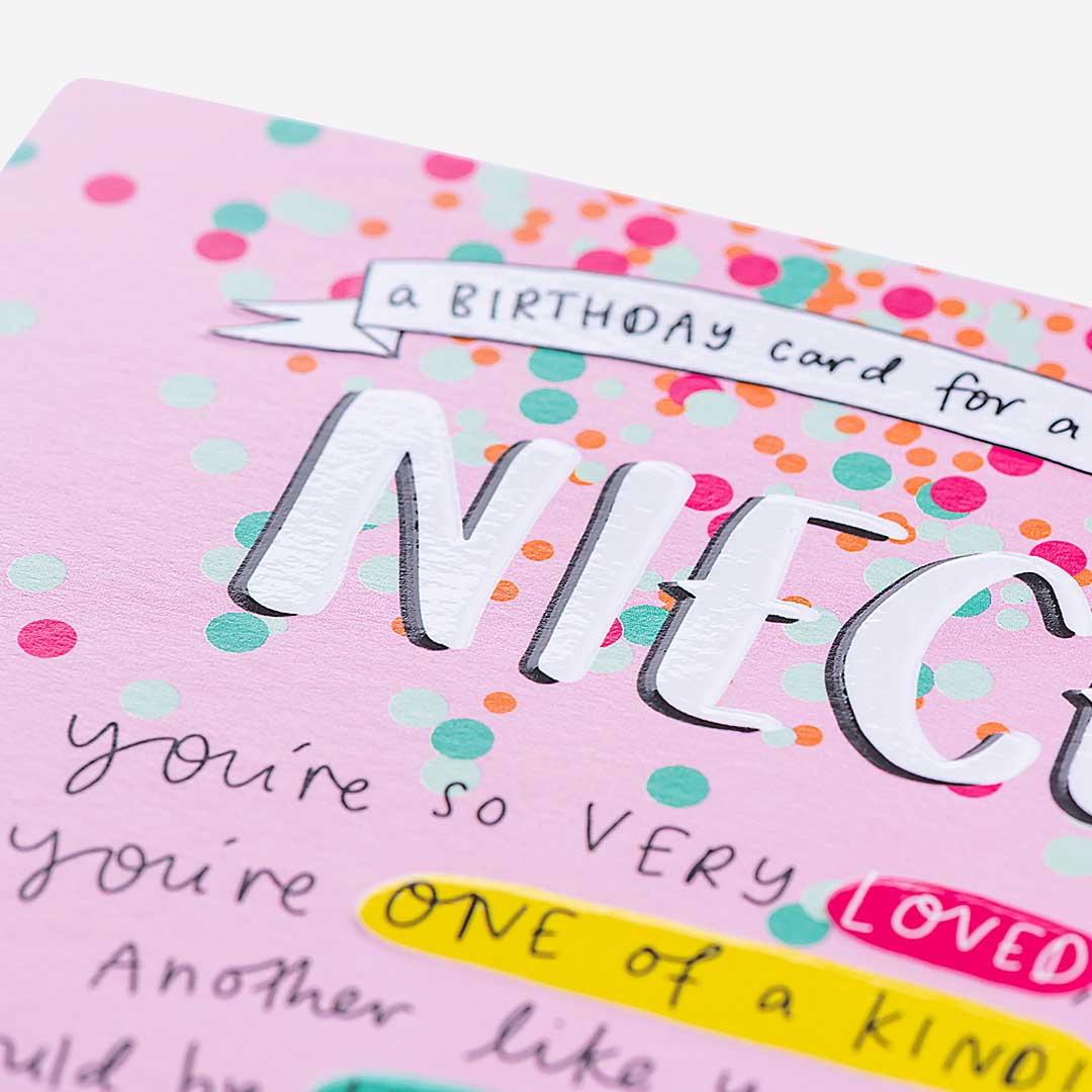 Birthday Card For A Lovely Niece Birthday Card