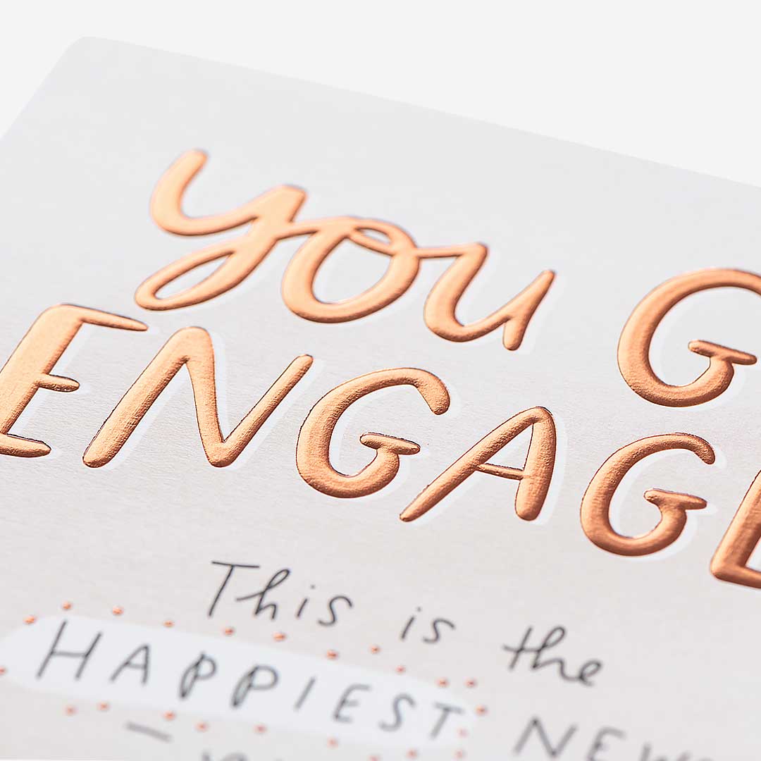You Got Engaged Happiest News Ever! Engagement Card