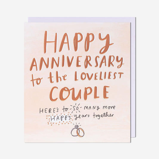 Loveliest Couple Anniversary Card
