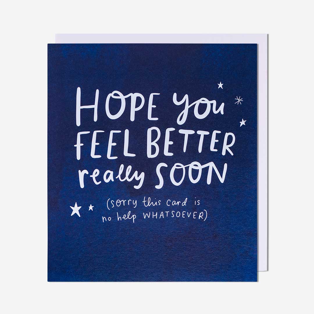 Hope You Feel Better Really Soon Stars Get Well Soon Card