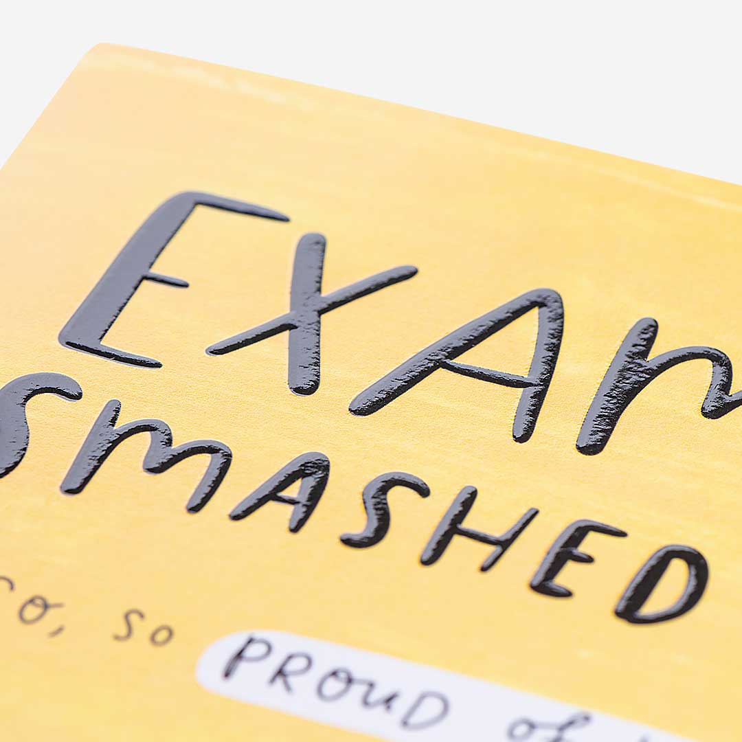 Exams? Smashed It! Congratulations Card