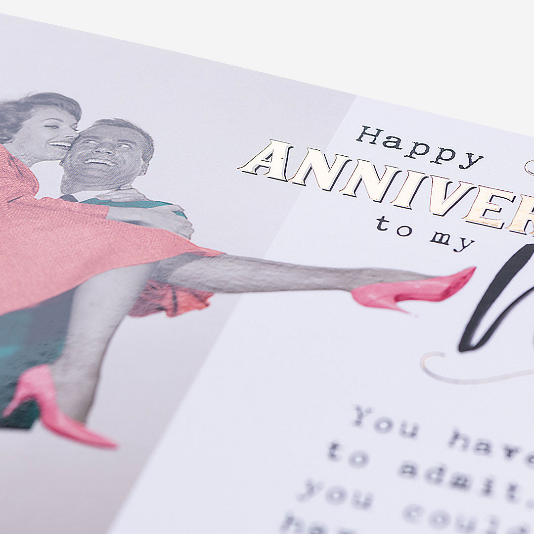 Could've Done Worse Wife Anniversary Card