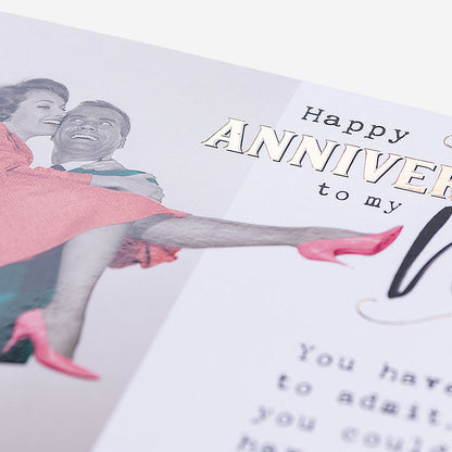 Could've Done Worse Wife Anniversary Card