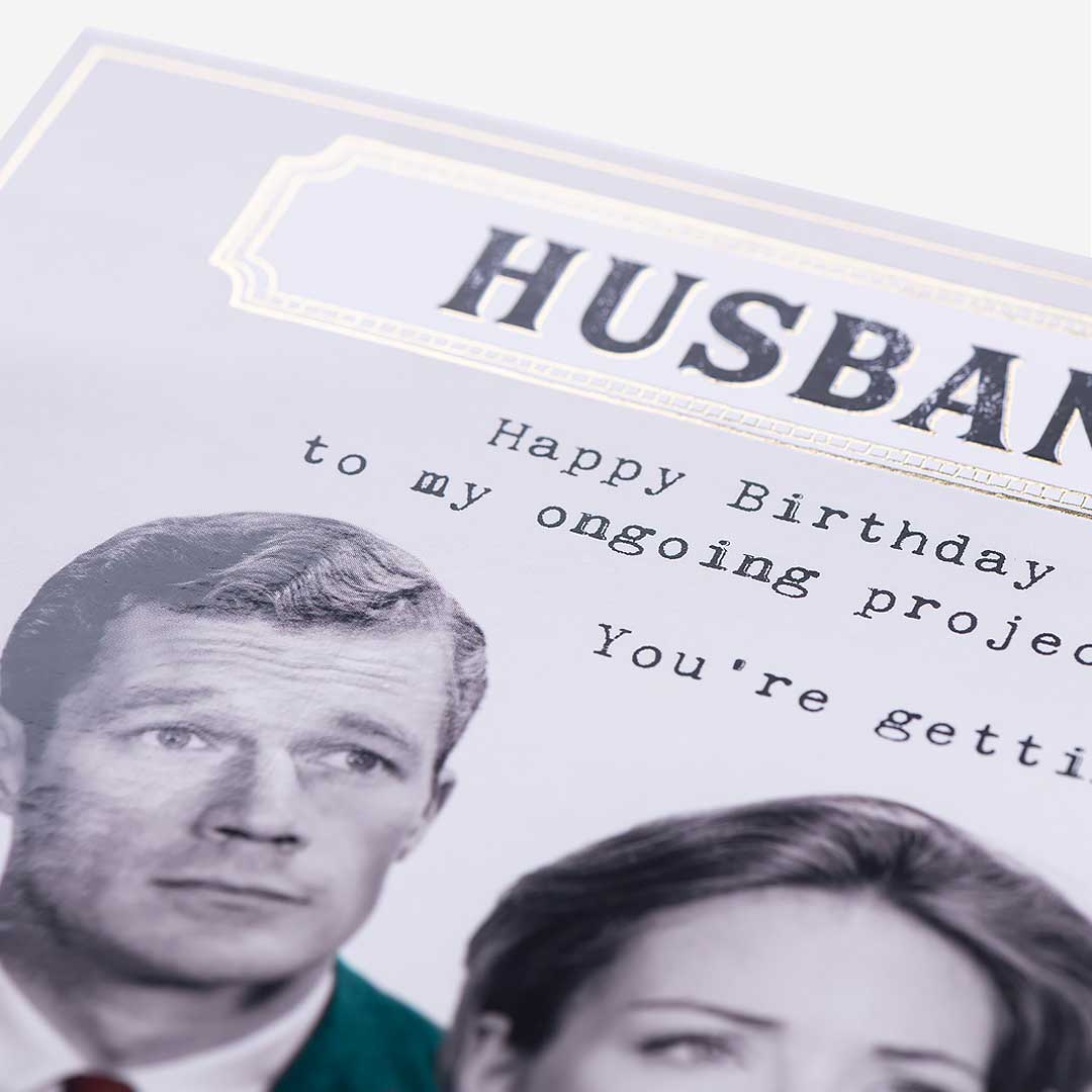 Ongoing Project Husband Birthday Card