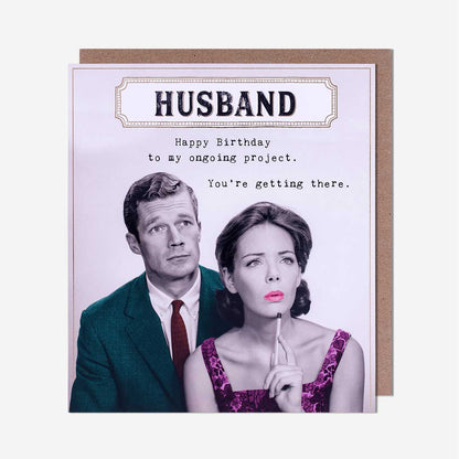 Ongoing Project Husband Birthday Card
