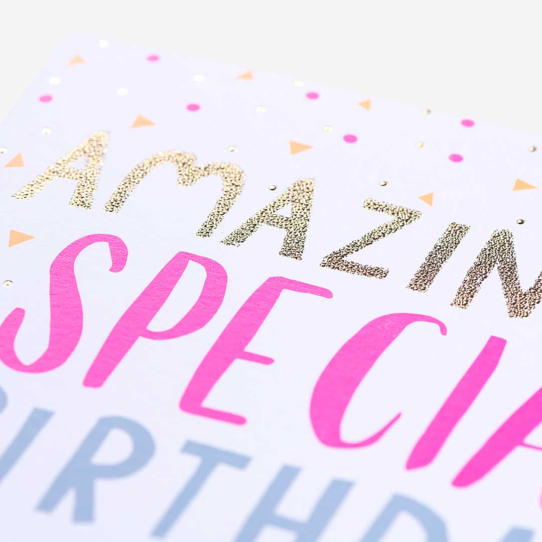Amazingly Special Birthday Wishes Card