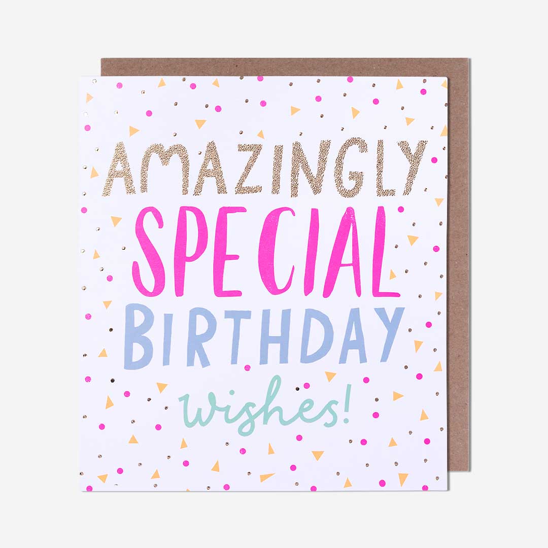 Amazingly Special Birthday Wishes Card