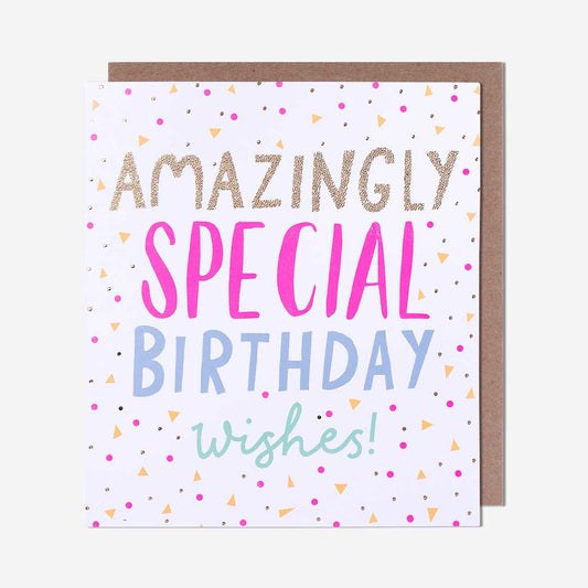 Amazingly Special Birthday Wishes Card