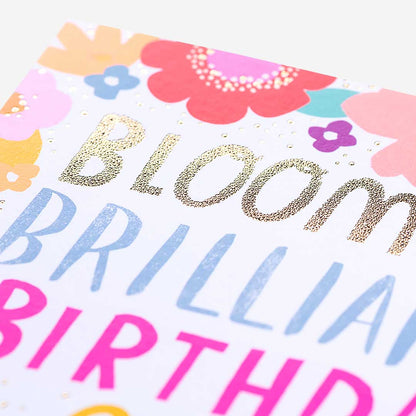 Blooming Brilliant Birthday Girl Card