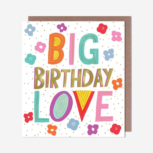 Big Birthday Love Card