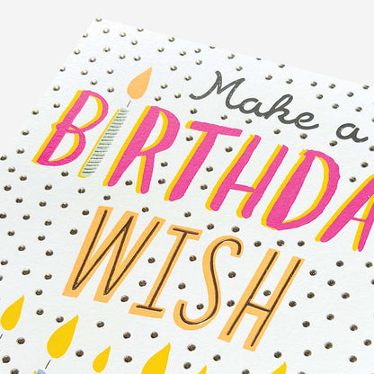 Birthday wish candles