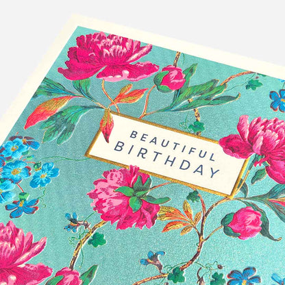 Beautiful Birthday floral Birthday Card
