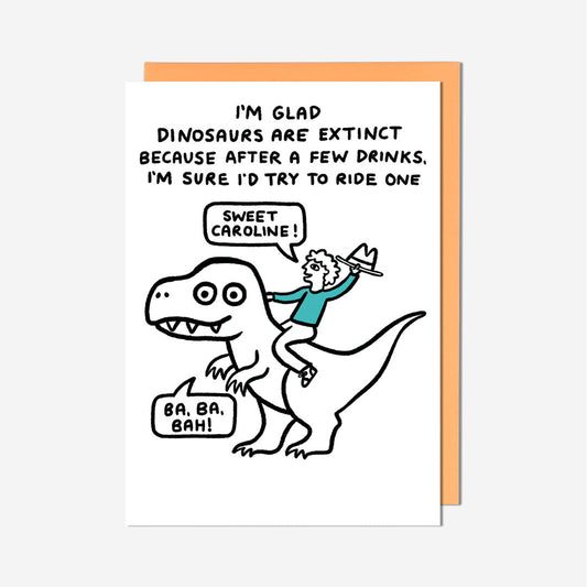 Sweet Caroline Dinosaur General Card