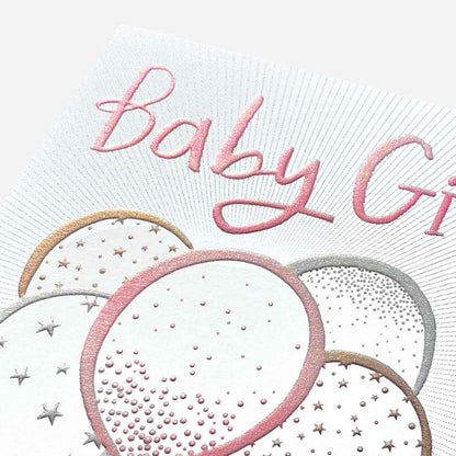 Baby girl balloons