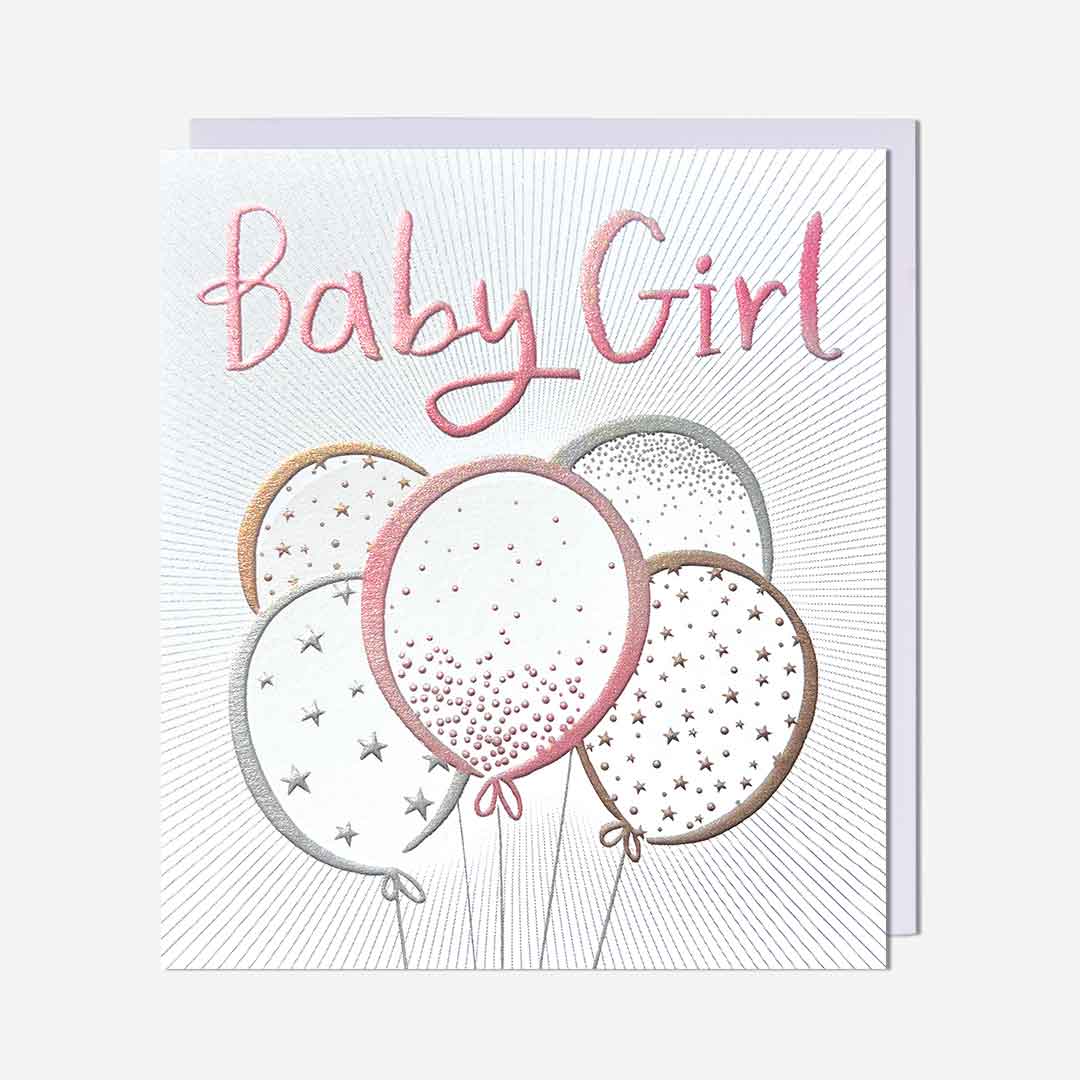 Baby girl balloons