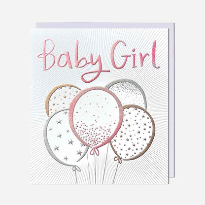 Baby girl balloons