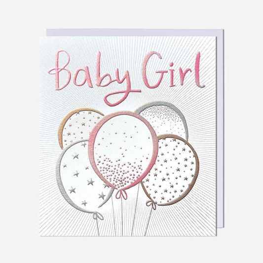 Baby girl balloons