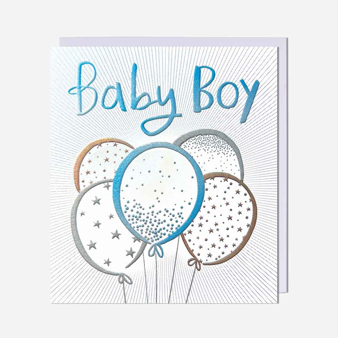 Baby boy balloons