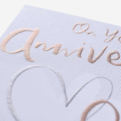 Two Hearts Your Anniversary Card