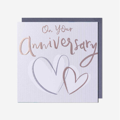 Two Hearts Your Anniversary Card