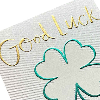 Clover Good Luck Card