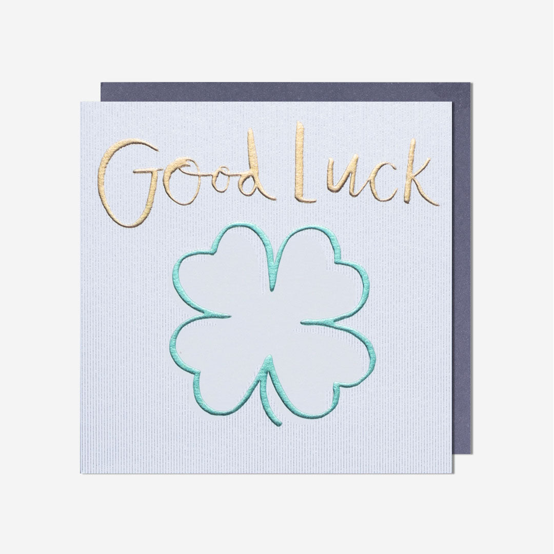 Clover Good Luck Card