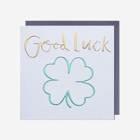 Clover Good Luck Card
