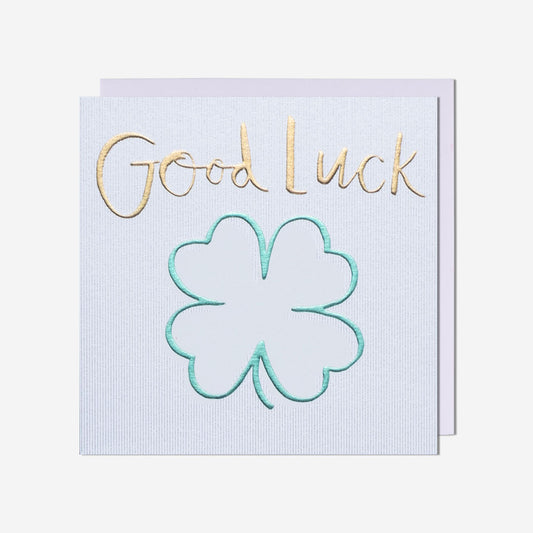 Clover Good Luck Card