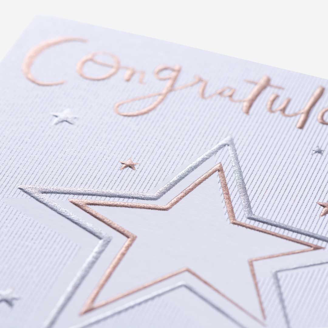 Stars Congratulations Card