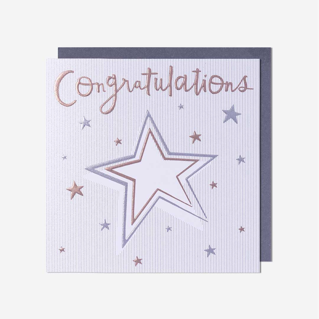 Stars Congratulations Card