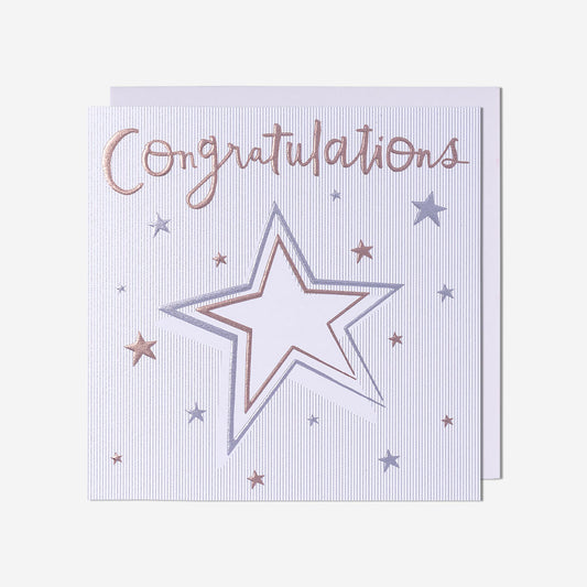 Stars Congratulations Card