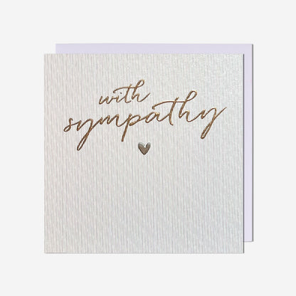 With Sympathy Card