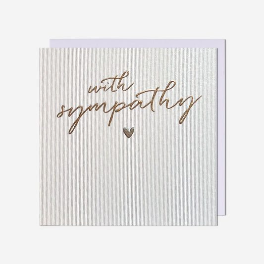 With Sympathy Card