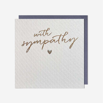 With Sympathy Card