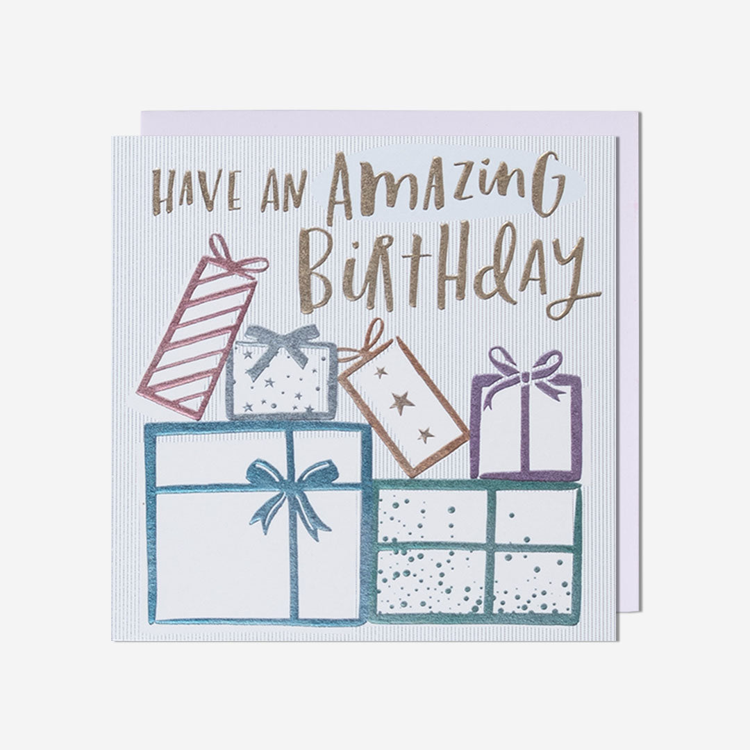 Amazing Birthday Presents Card