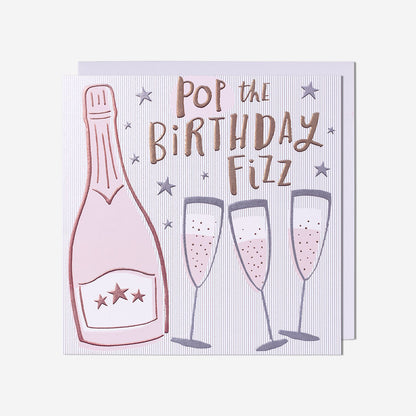 Pop The Birthday Fizz Card