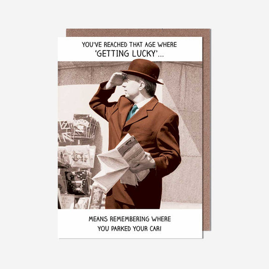Remembering Parked Car Birthday Card