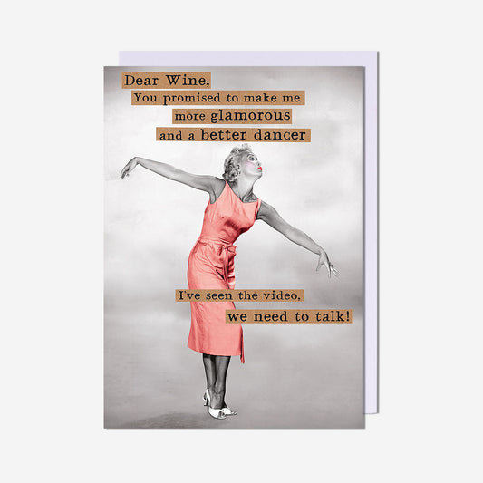 Glamorous Better Dancer Birthday Card