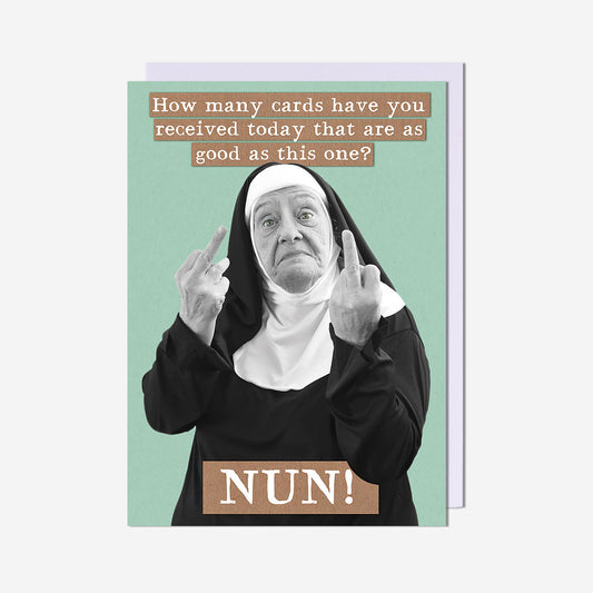 Received Nun! General Card