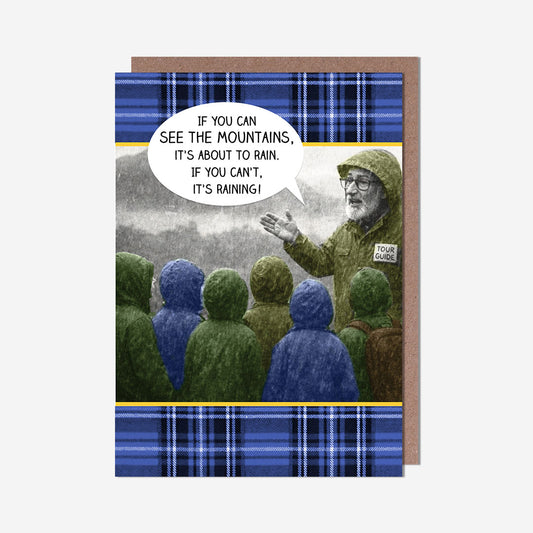Man In Raincoat General Card