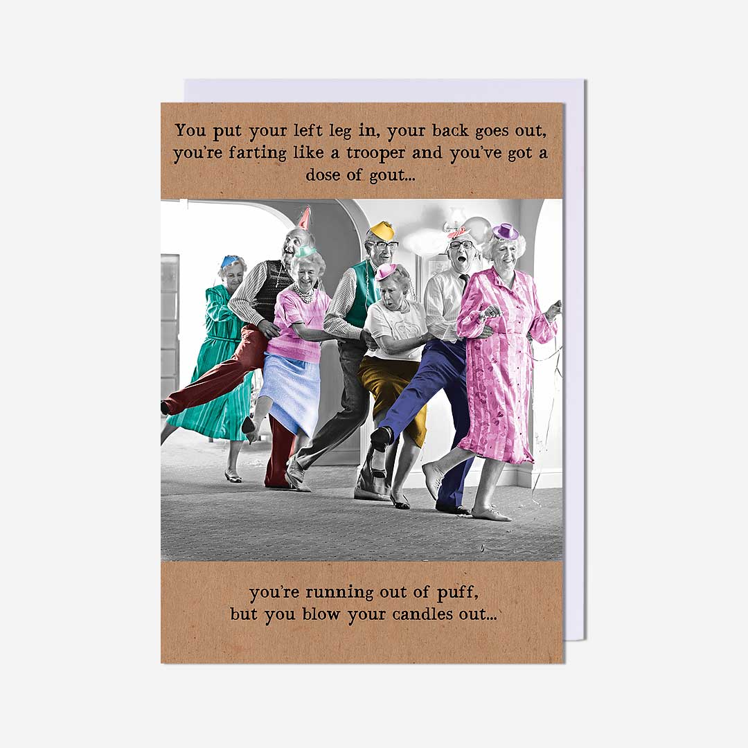 Hokey Cokey Birthday Card