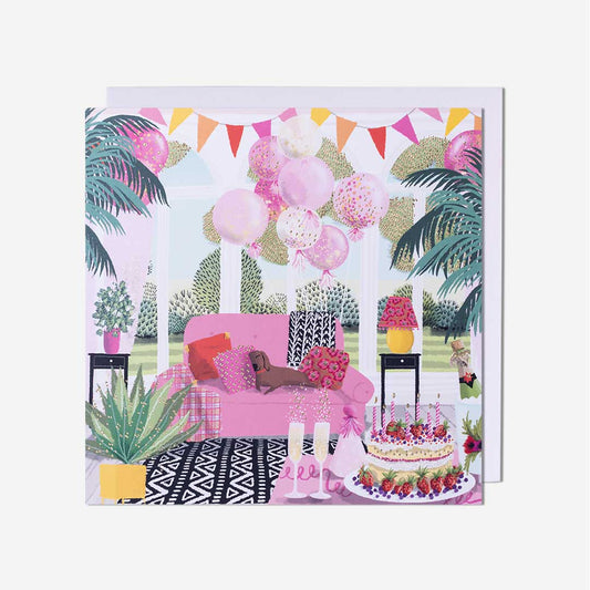 Indoor Party Blank Card