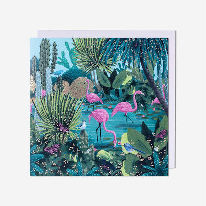 Flamingo Blank Card