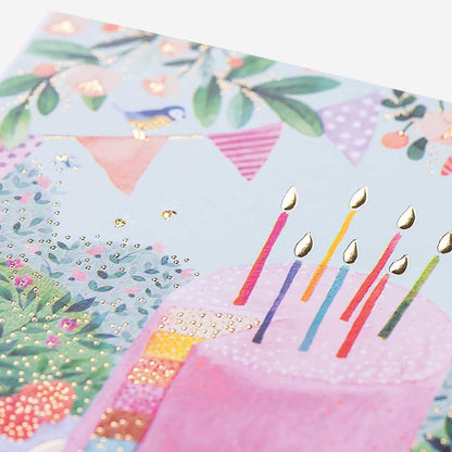 Cake & Bunting Blank Card