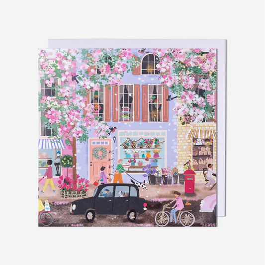 Spring Time Street Scene General Card