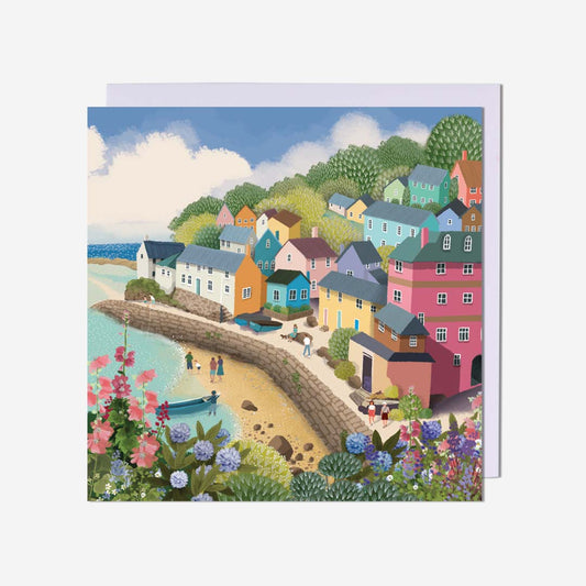 Coastal Town Blank Card