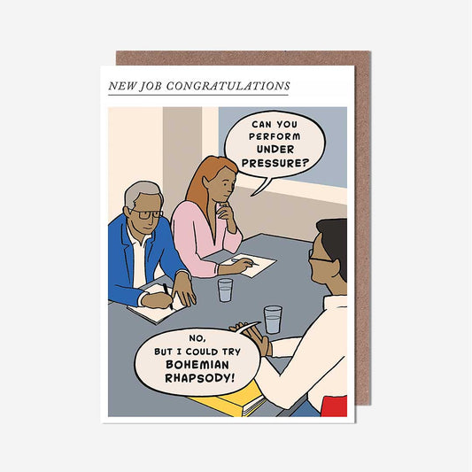 Under Pressure New Job Card