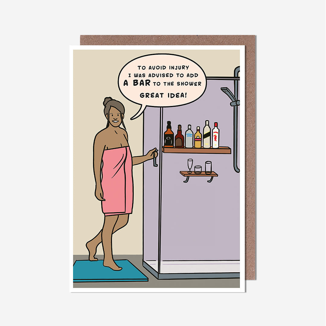 Bar In The Shower General Card