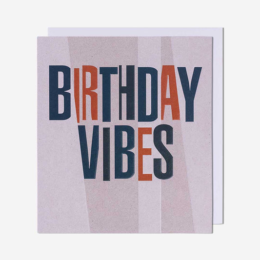 Birthday Vibes Card